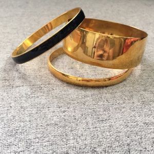 J.Crew Gold Bangles